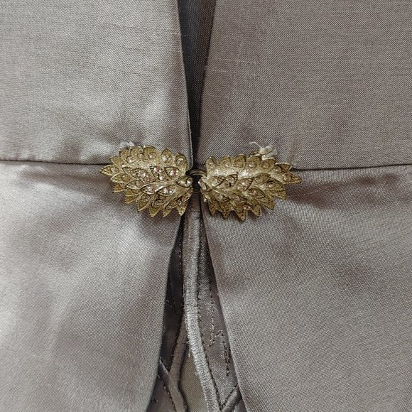 MIA SUITS COLLECTION SILVER FORMAL WOMENS 3 PC SKIRT SUIT SIZE 18W - Picture 3 of 15